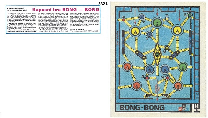 Papierový model Hra BONG-BONG