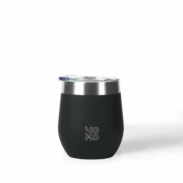 Yoko Design nerezový hrnček na kávu Noir 250ml