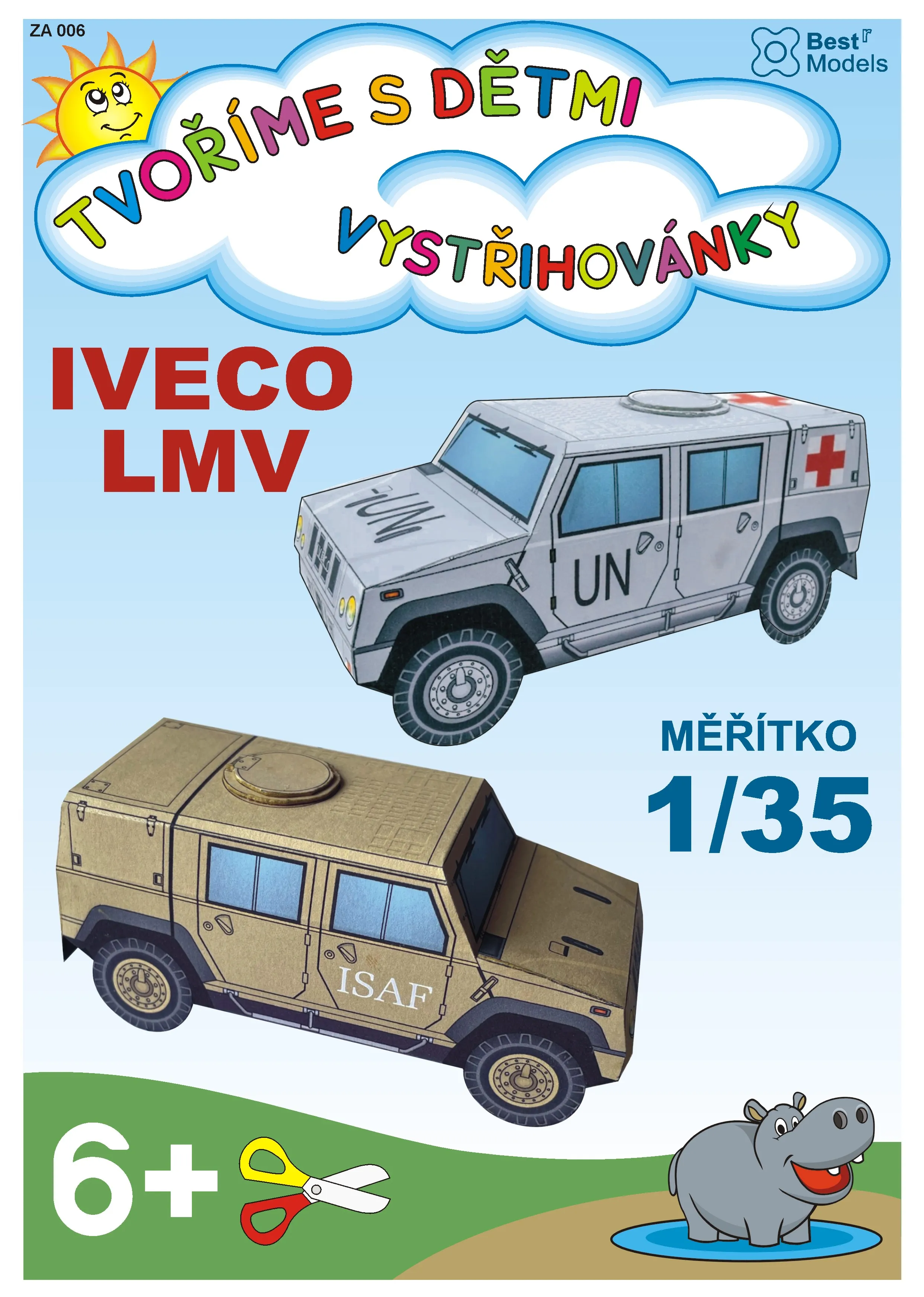 Papierový model - Iveco LMV UN a ISAF