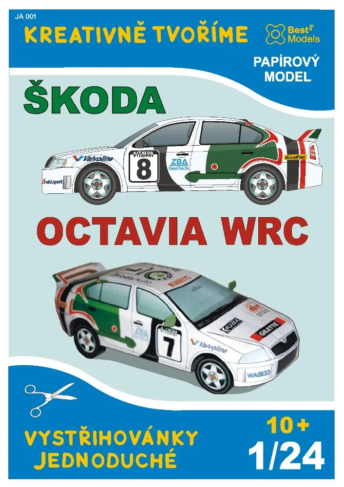 Papierový model - Škoda Octavia WRC