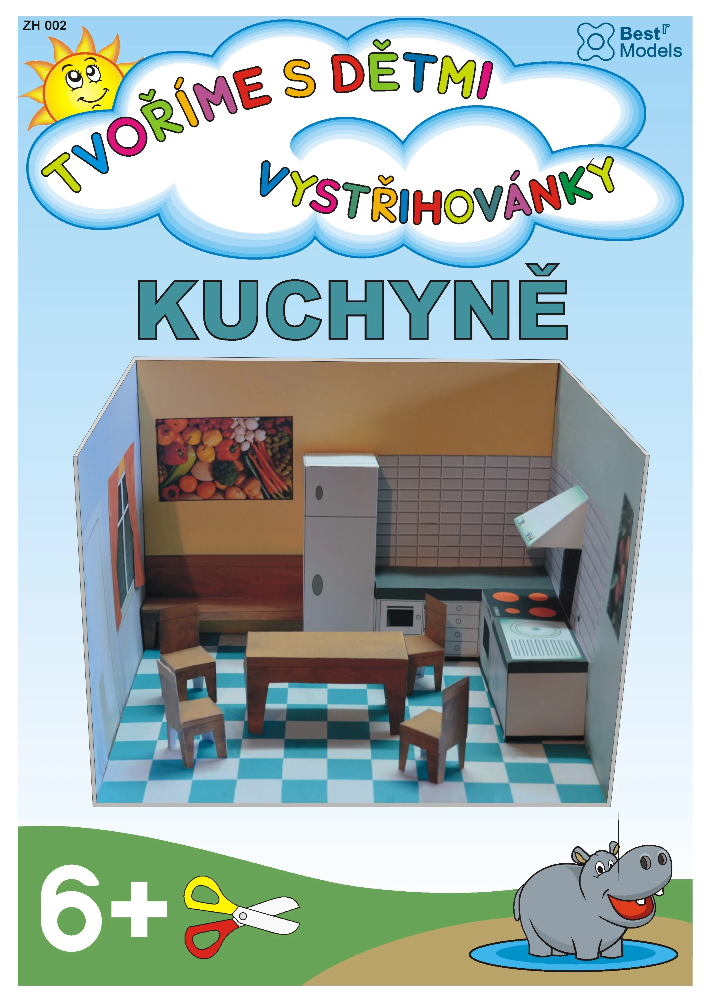 Papierový model - Kuchyňa