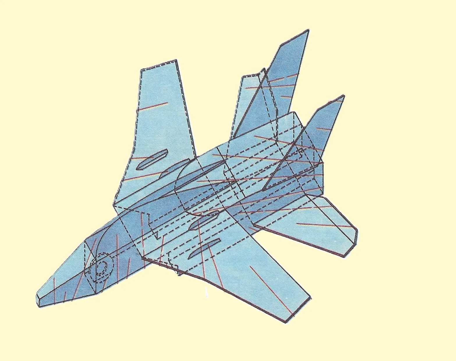 Papierový model - Grumman F14 Tomcat