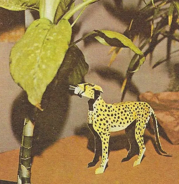 Papierový model Gepard