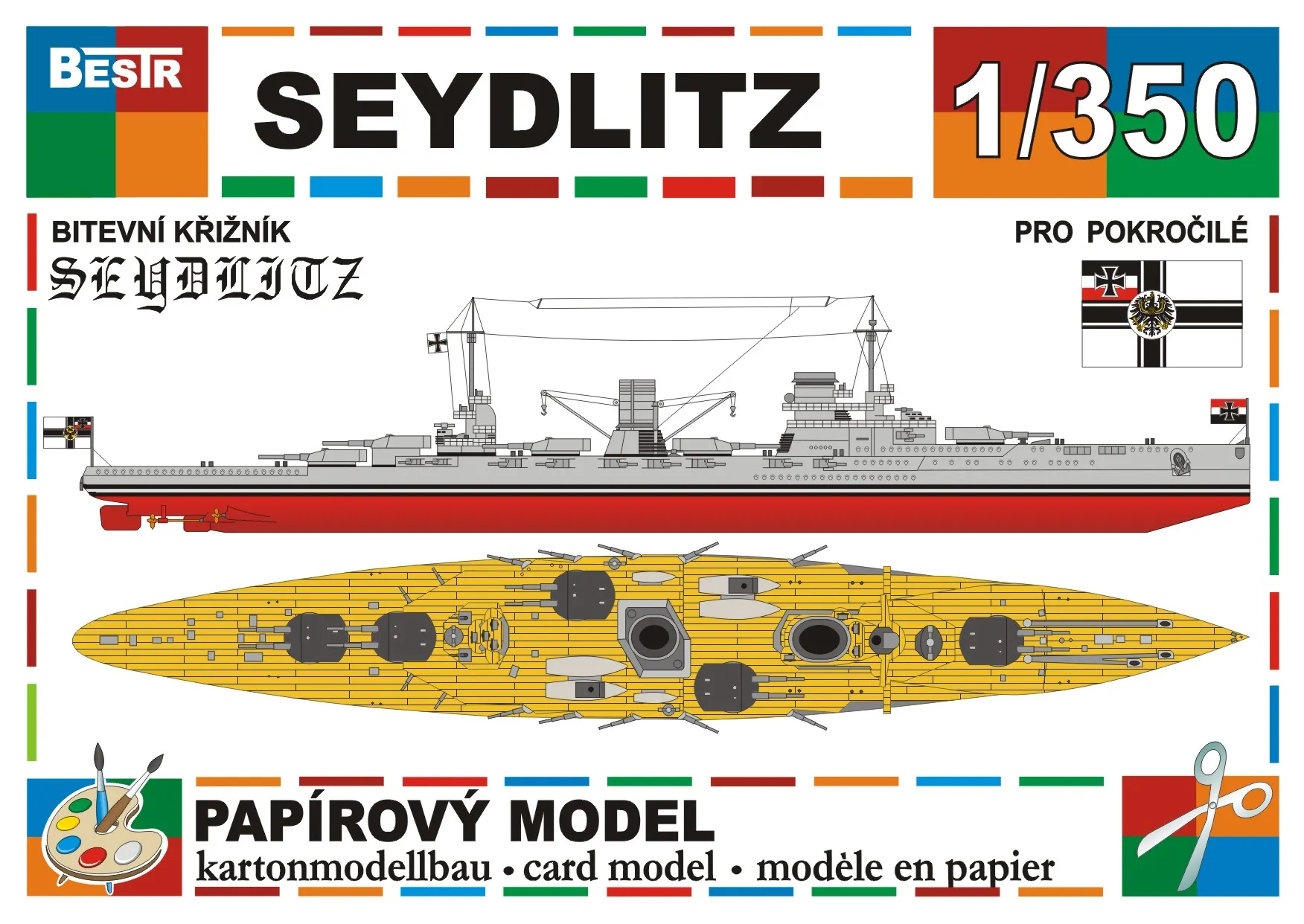 Papierový model - SMS Seydlitz