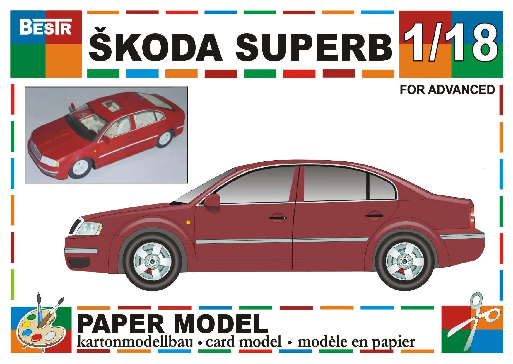 Papierový model - Škoda SUPERB