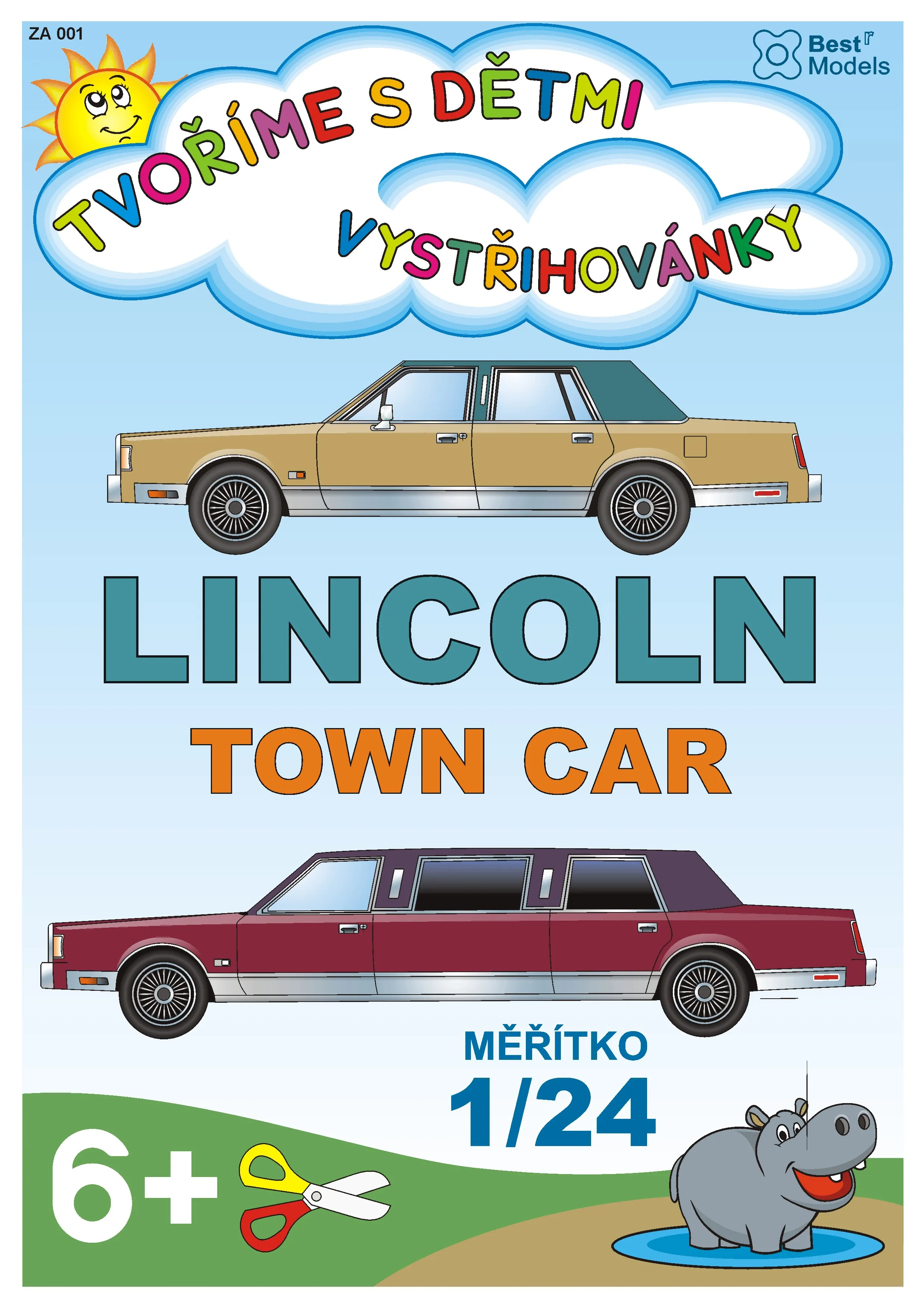 Papierový model - Lincoln Town Car