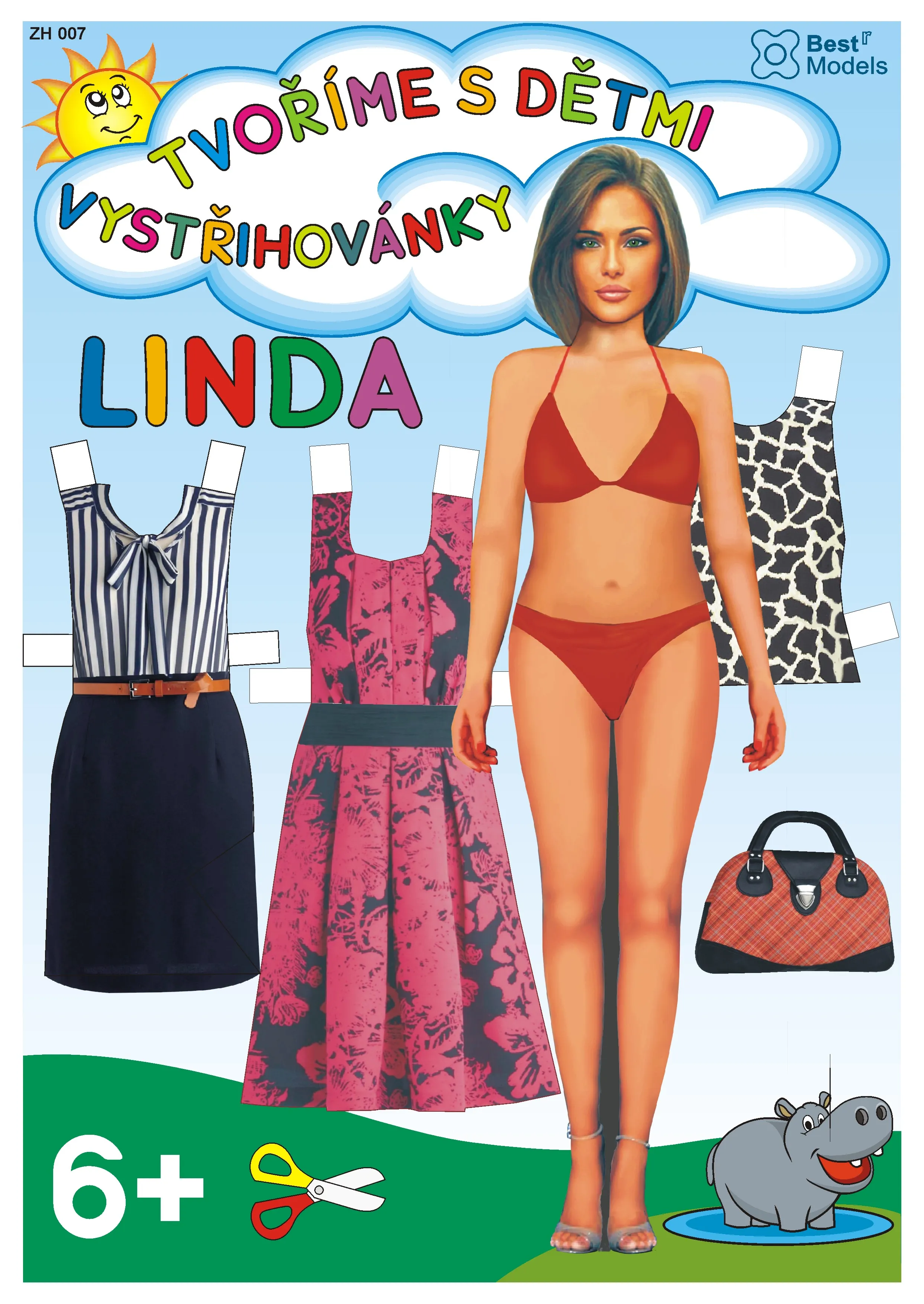 Papierový model - Linda