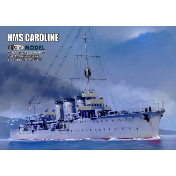 Papierový model - HMS Caroline