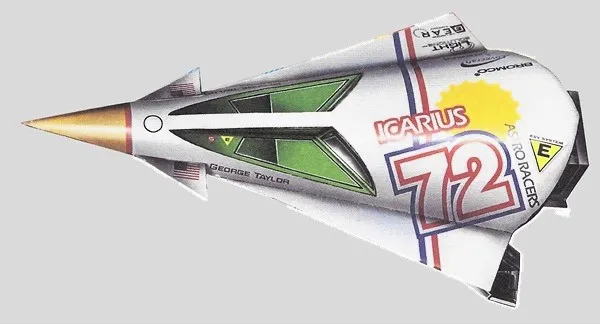 Papierový model Astro racer - 72 Icarius
