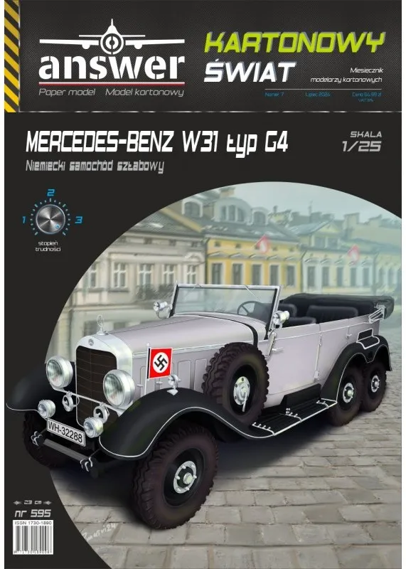 Papierový model - Mercedes-Benz W31 Typ G4