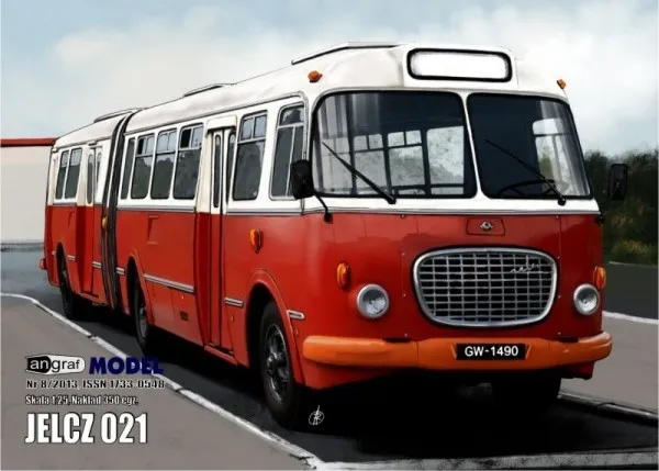 Papierový model - Autobus Jelcz 021 / Škoda RTO Harmonika