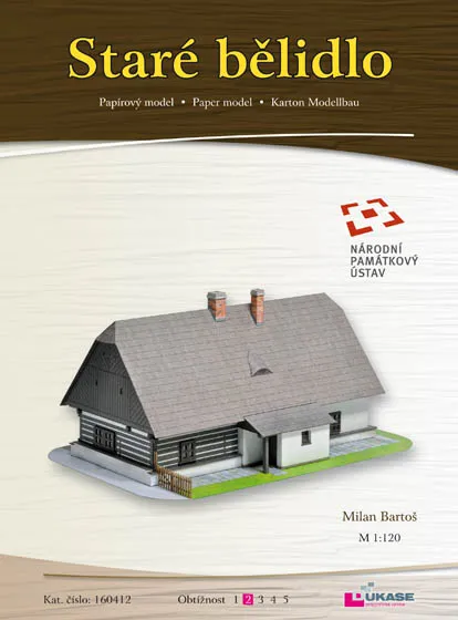 Papierový model Staré bielidlo