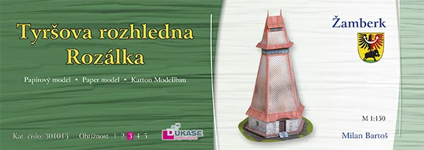 Papierový model Tyršova rozhľadňa - Rozálka
