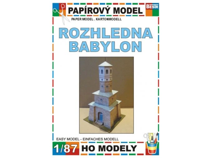 Papierový model - Rozhľadňa Babylon