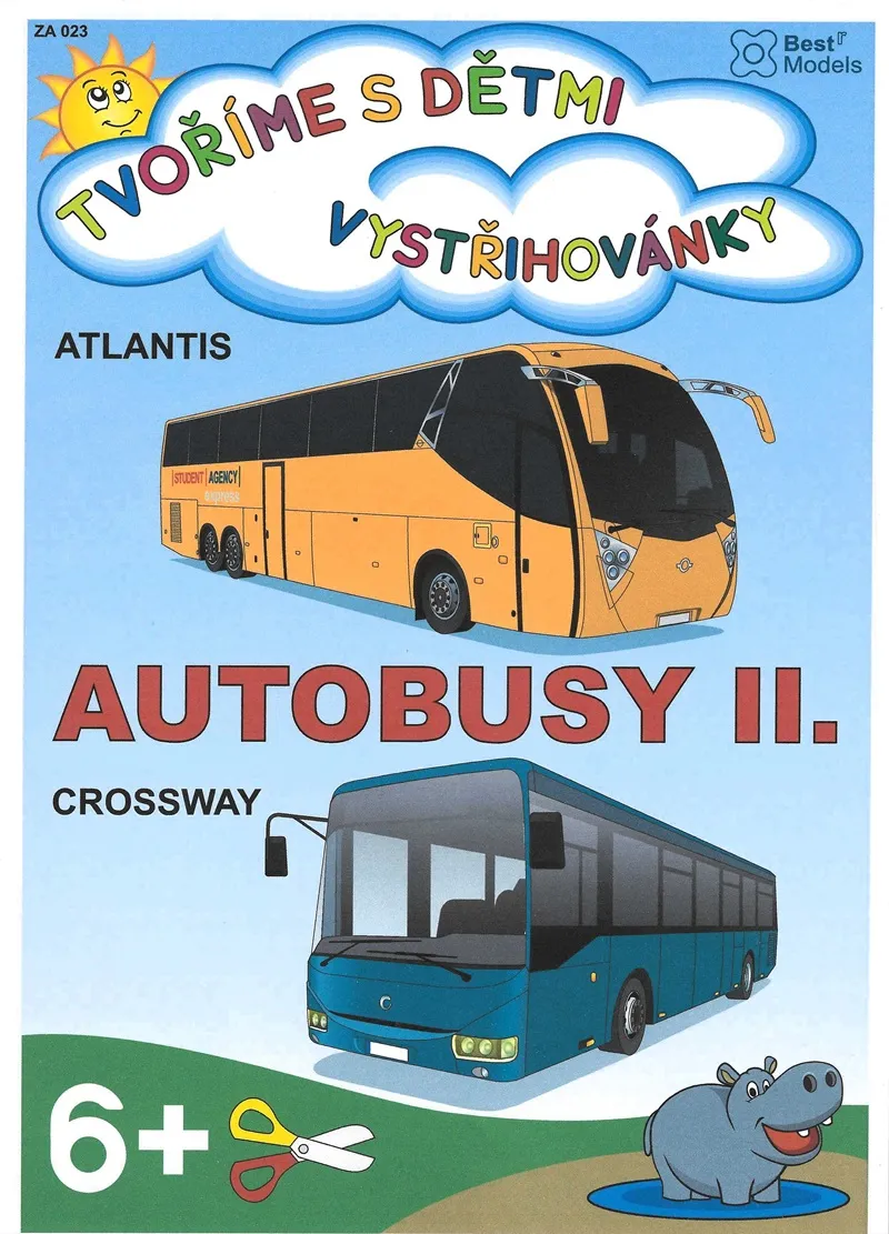 Papierový model - Autobusy II. Atlantis a Crossway