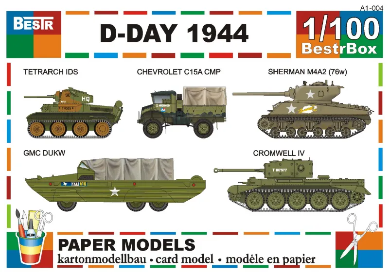 Papierový model - D-DAY 1944