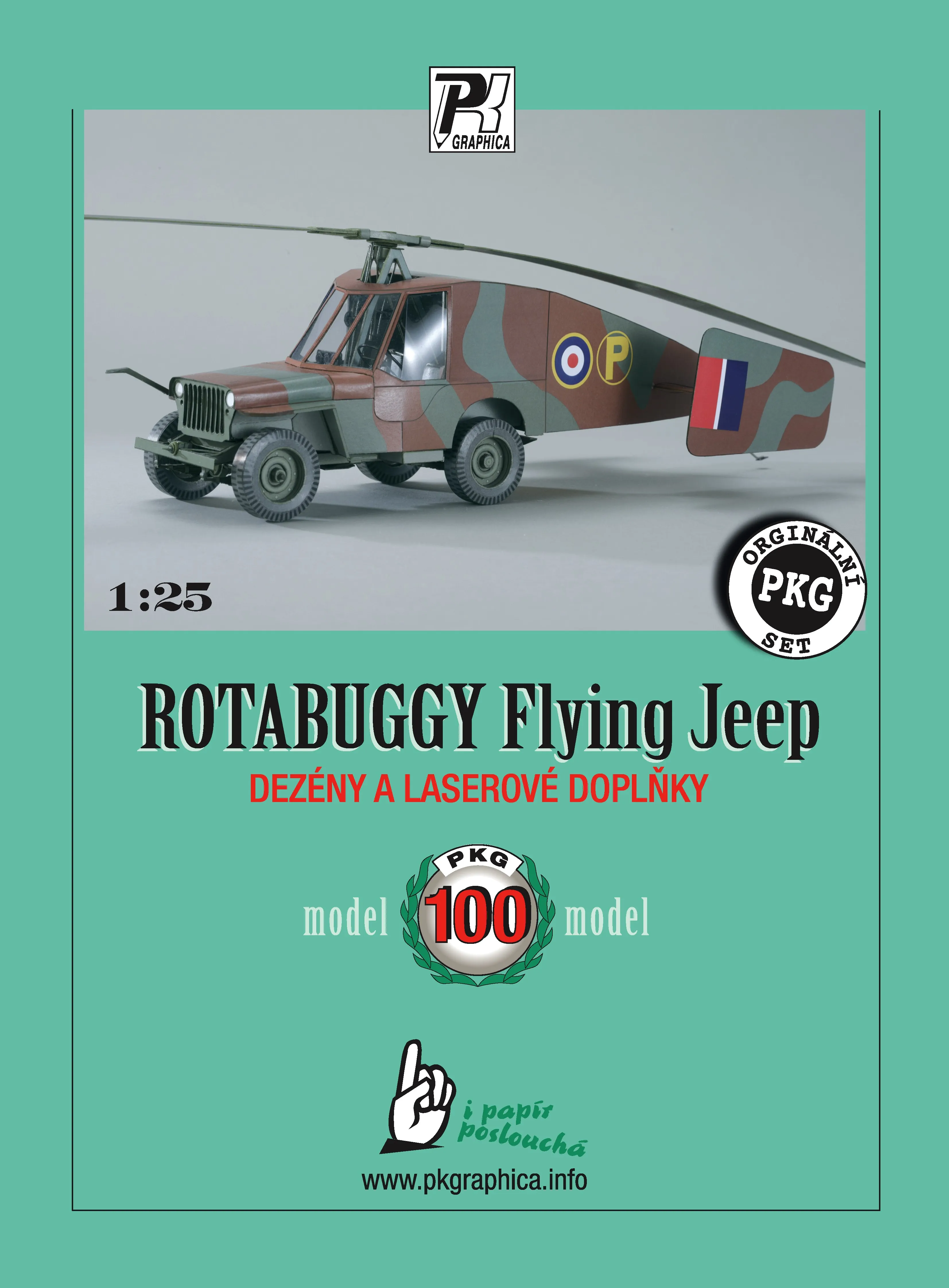 Laserom rezaný doplnok pre PKG-100 Rotabuggy - Flying Jeep