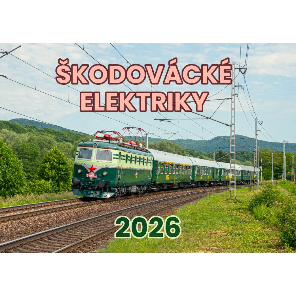 Kalendár nástenný 2026 A3 Škodovkové elektriky