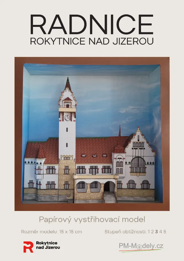 Papierový model Radnica Rokytnice nad Jizerou