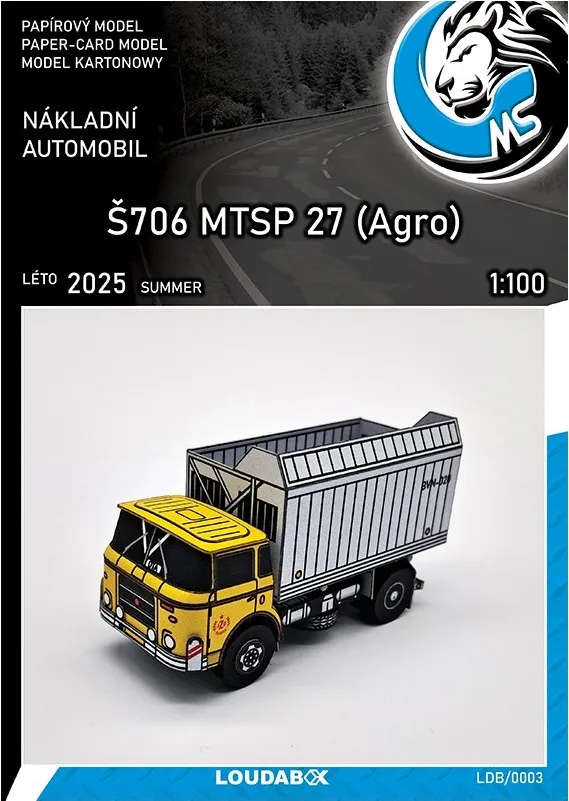 Papierový model Š706 MTSP 27 Agro