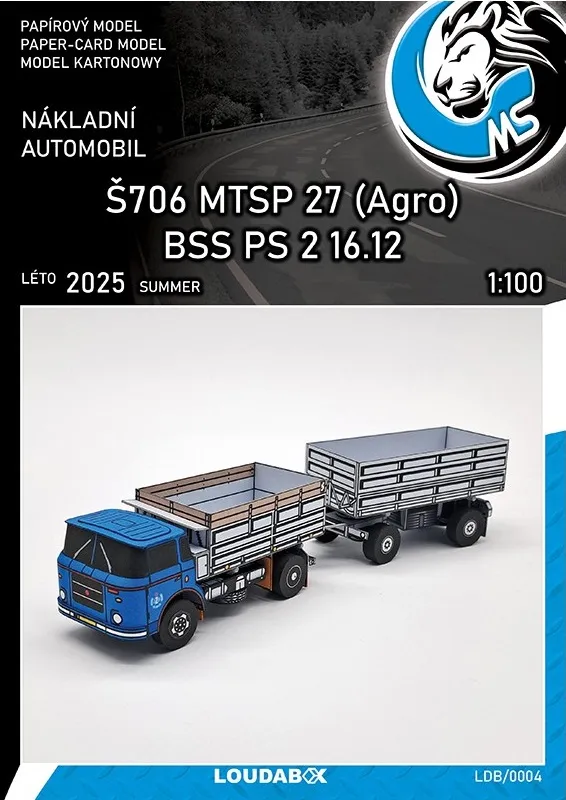 Papierový model Š706 MTSP 27 Agro + BSS PS2 16.12