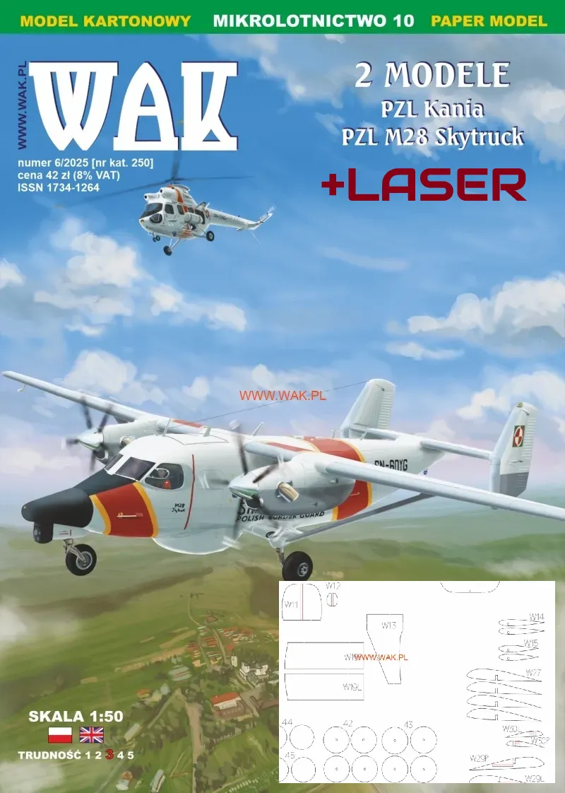 2 papierové modely - Ultraľahké lietadlá - 10 - Pohraničná stráž + Laser
