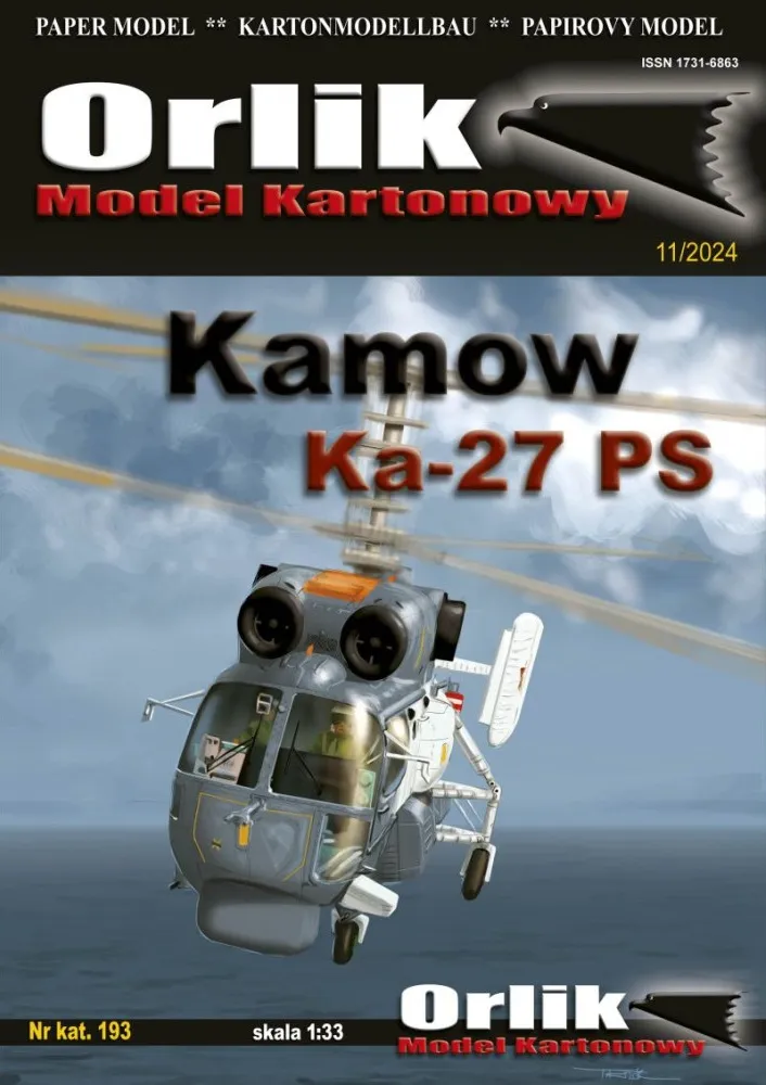 Papierový model - Kamov Ka-27 PS