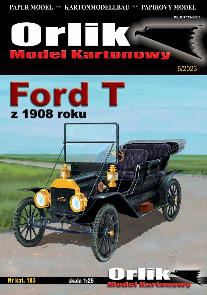 Papierový model Ford T 1908