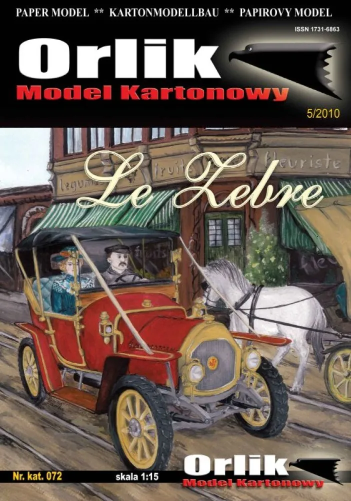 Papierový model Auto Le Lebre 1907