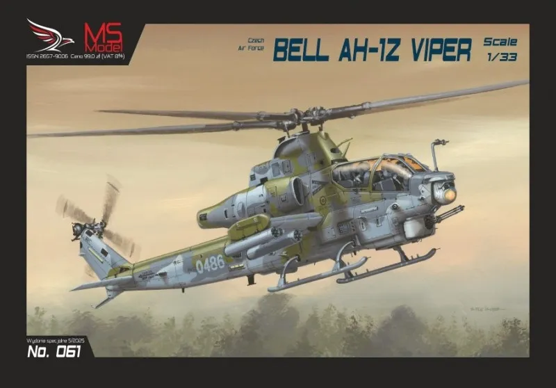 Papierový model - Vrtuľník BELL AH-1Z Viper CZAF
