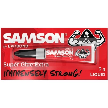 Samson Super Glue tekuté sekundové lepidlo červené 3 g 1ks