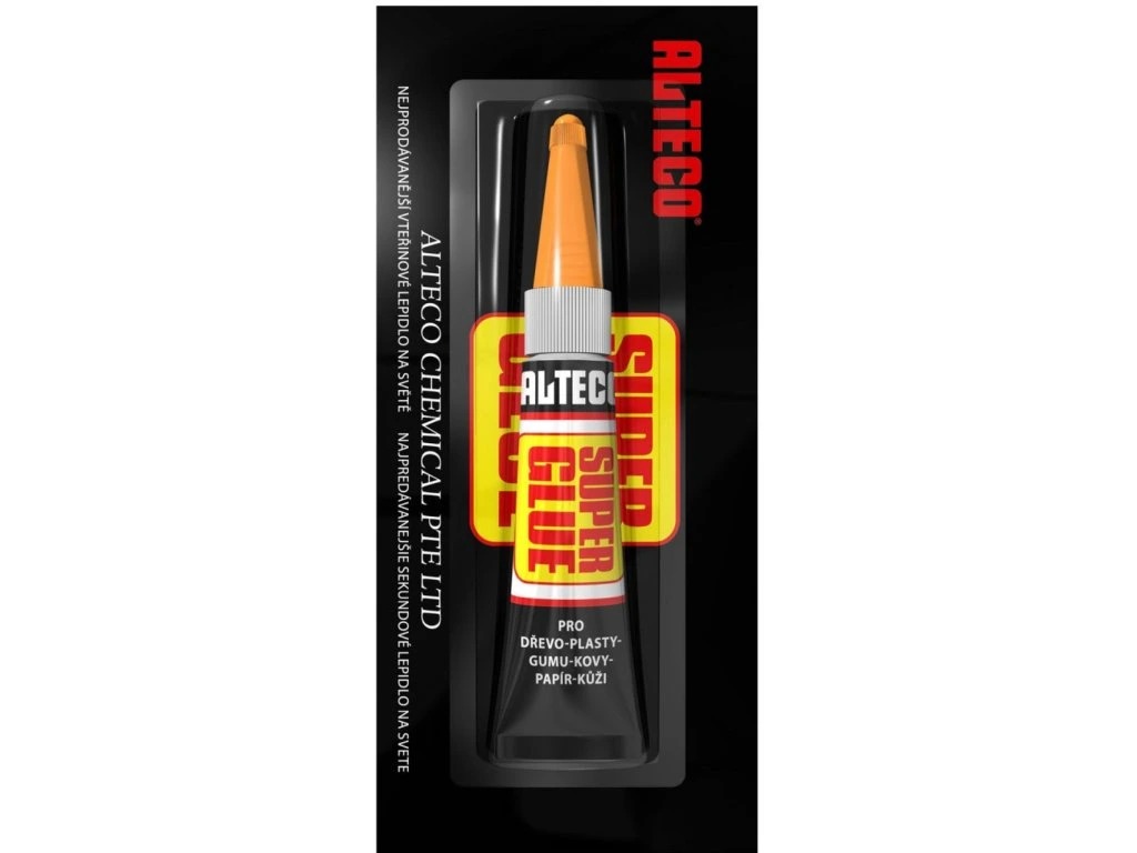 Alteco Super Glue univerzálne sekundové lepidlo 3 g 1 ks