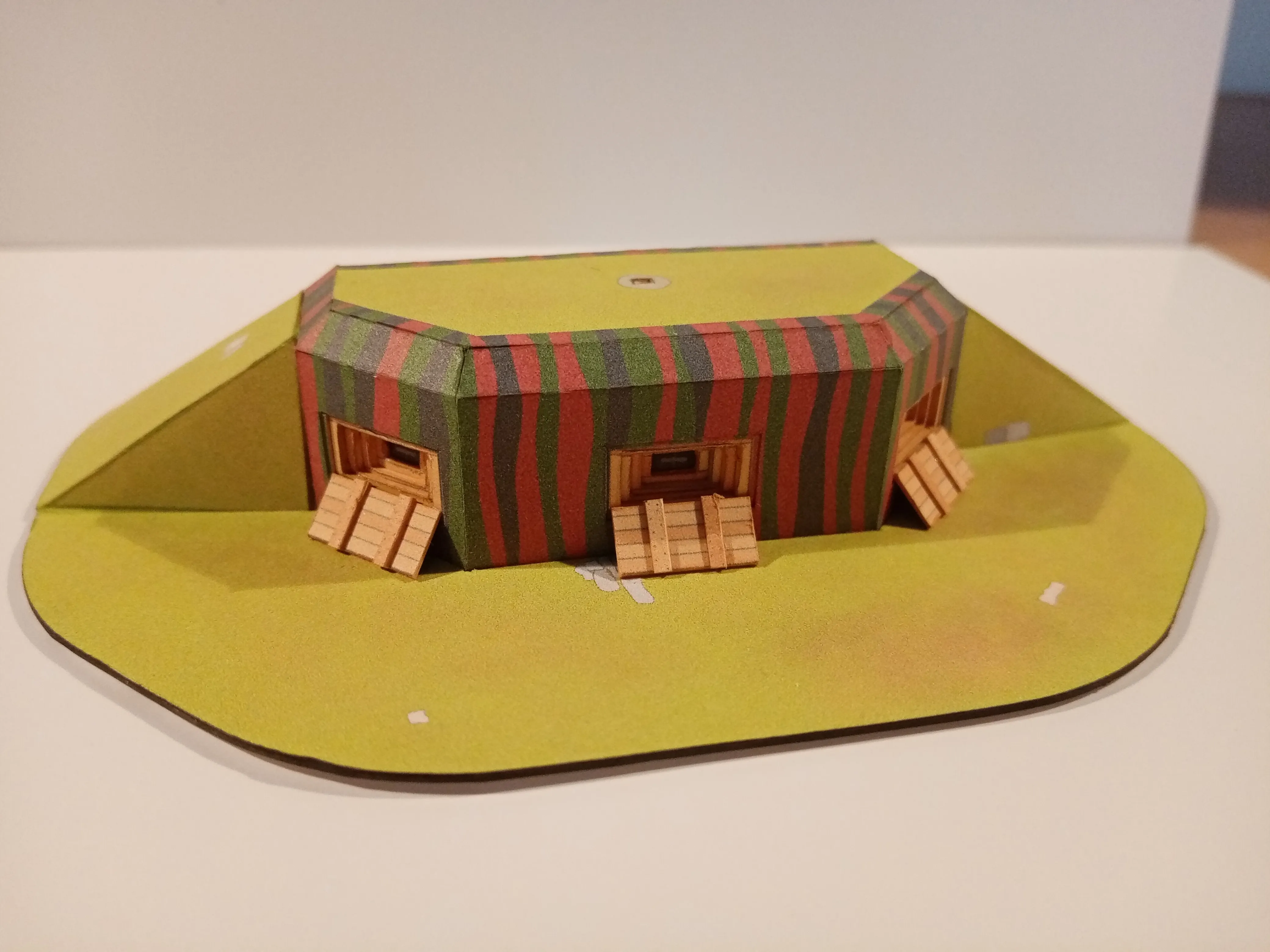 Papierový model - ČESKOSLOVENSKÉ ĽAHKÉ OPEVNENIE vzor 36 typ C 1:87