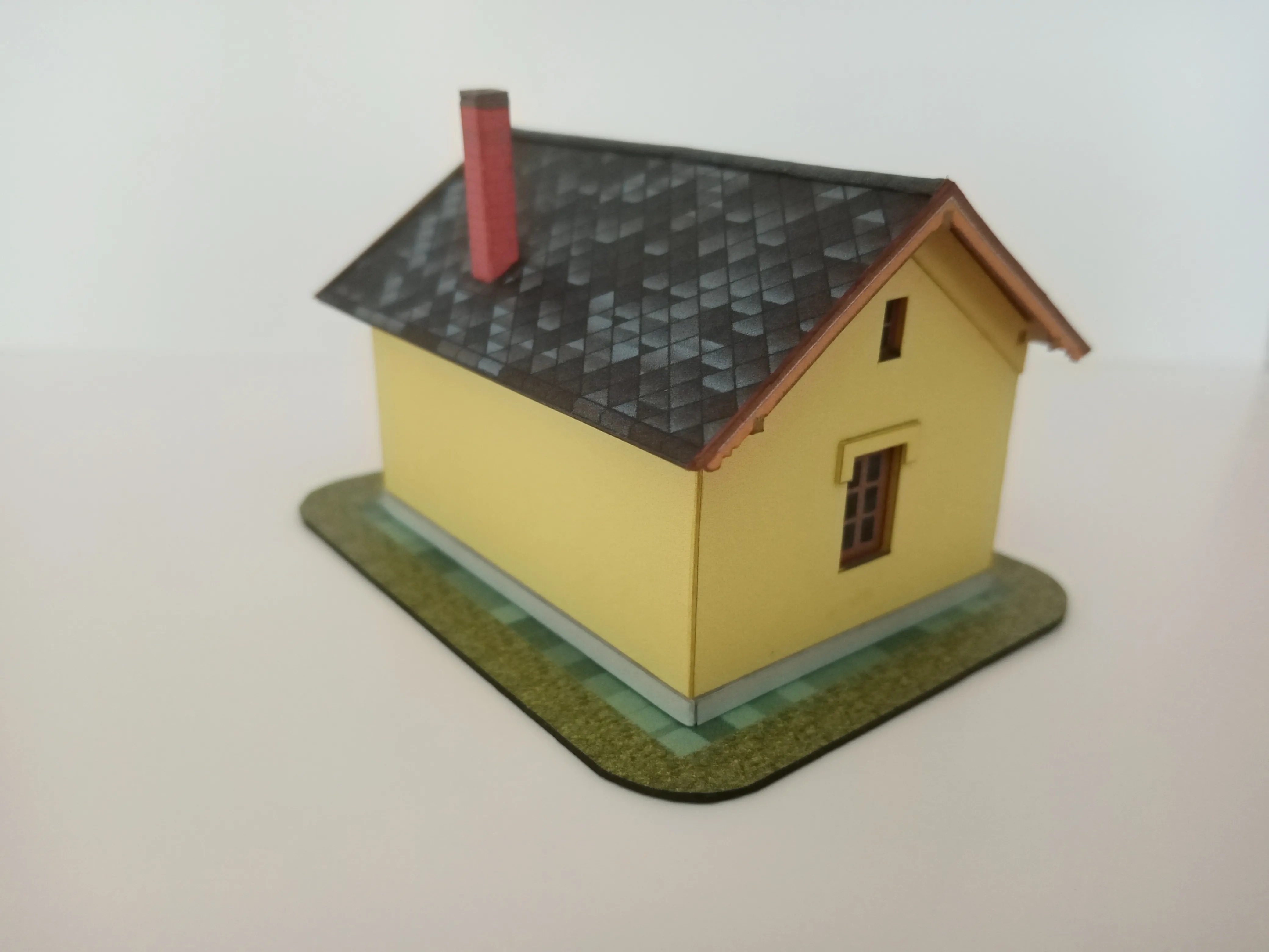 Papierový model - Strážny domček severnej dráhy cis. Ferdinanda 1:87