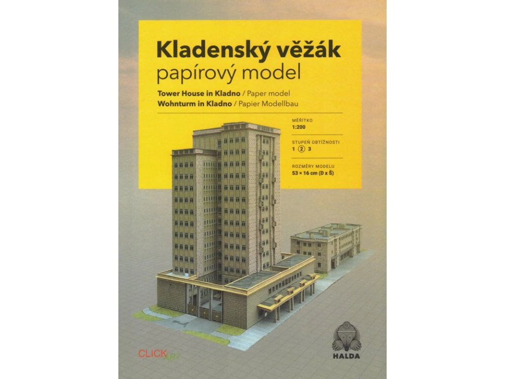 Papierový model - Kladenský vežiak 1:200
