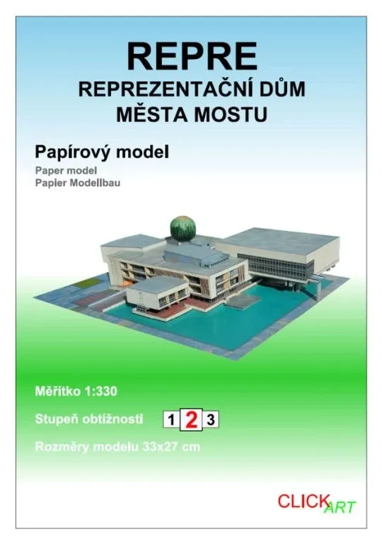 Papierový model - REPRE Most 1:330