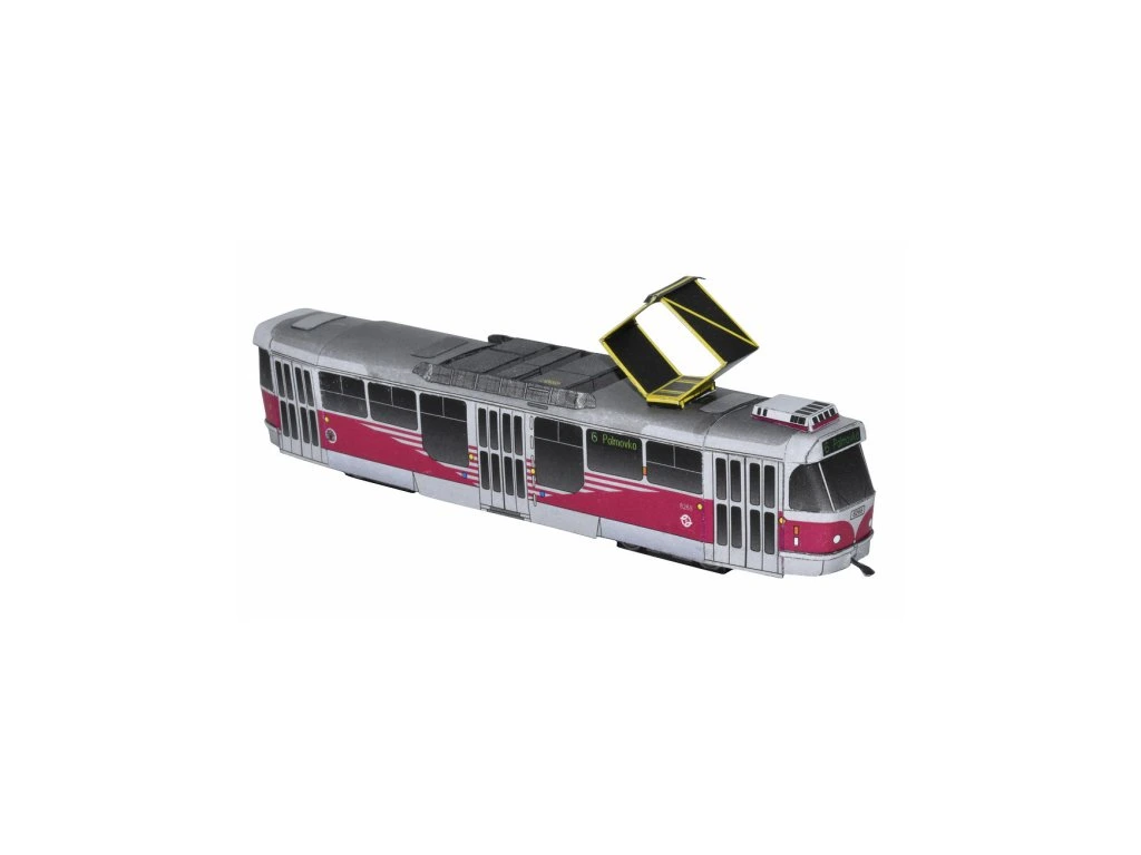 Papierový model - Električka ČKD TATRA T3R.PLF Praha