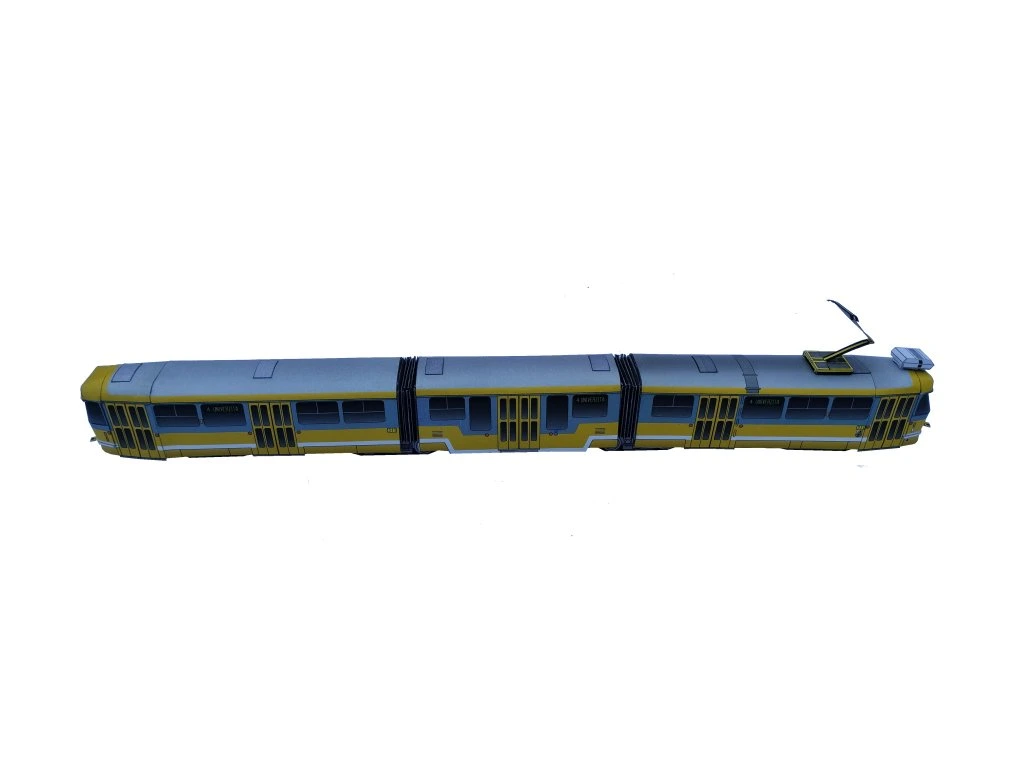 Papierový model - Električka ČKD TATRA K3R-NT Plzeň