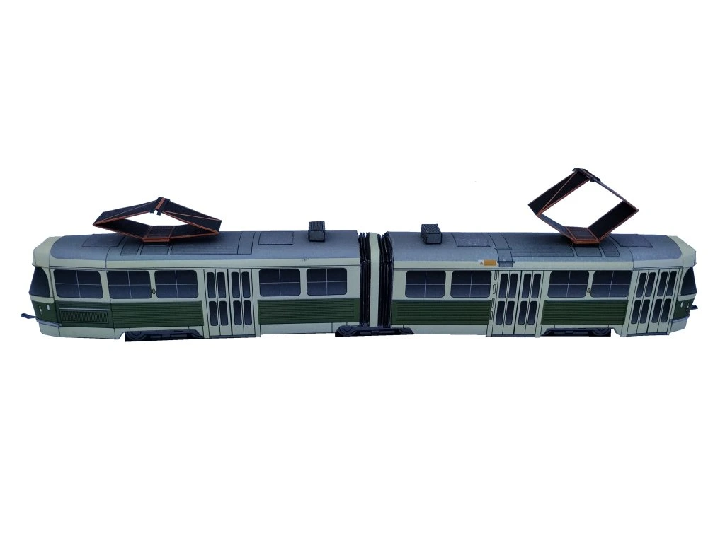 Papierový model - Električka ČKD TATRA K5 (K5AR) Cairos Káhira
