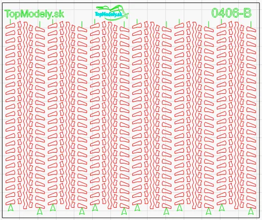 Laserom rezaný doplnok - Dezén k IFA W50 1:32 Agromodels