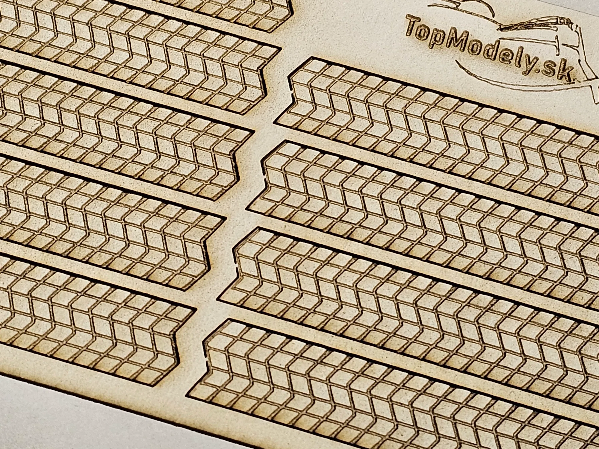 Laserom rezaný doplnok - Dezén na kolesá ShKH 77 DANA od RipperWorks