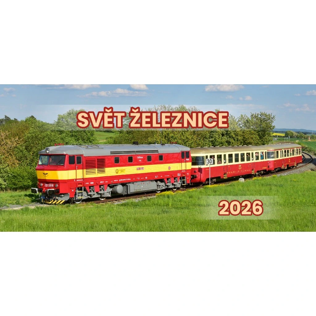 Kalendár stolný 2026 Svet železnice