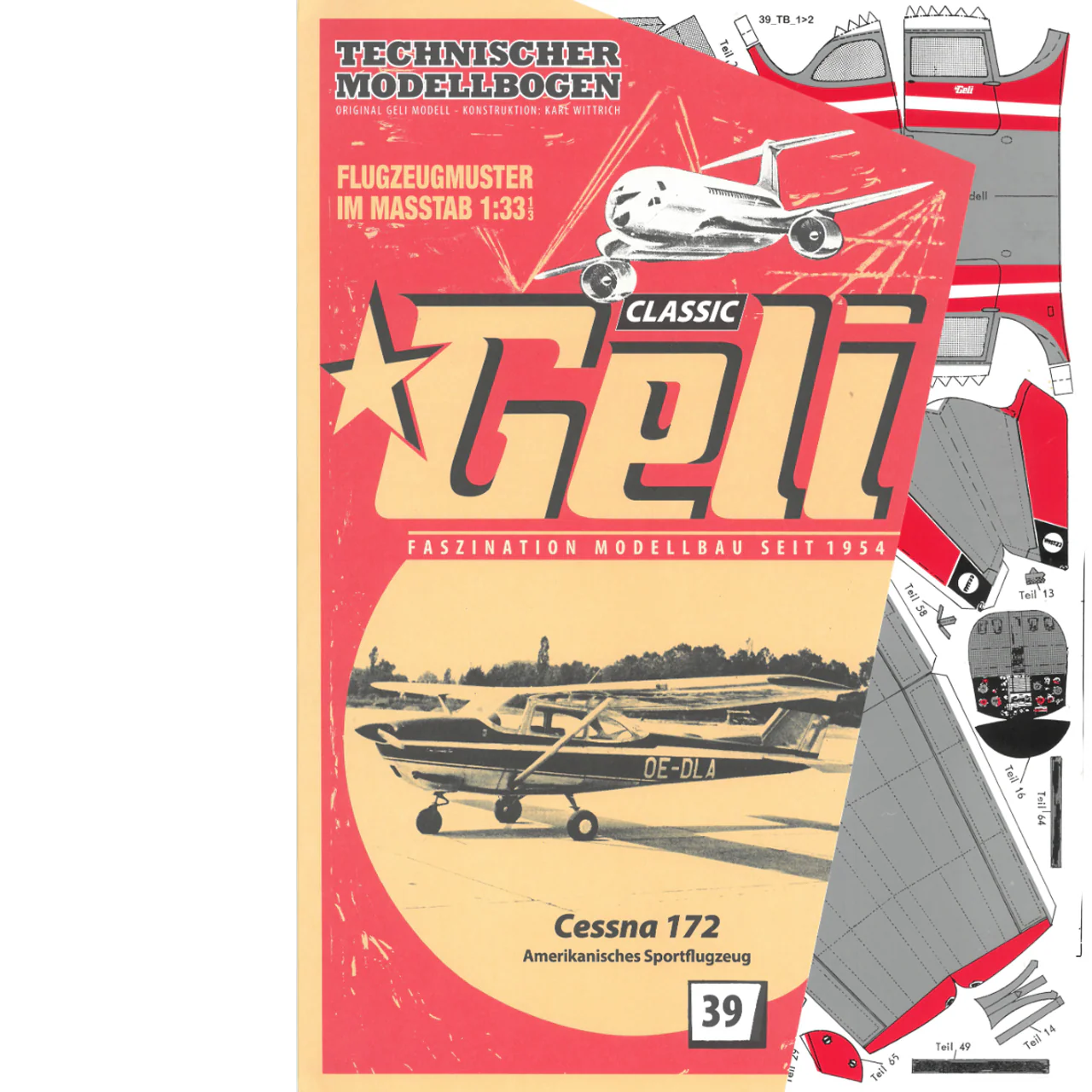 Papierový model - Cessna 172 Skyhawk