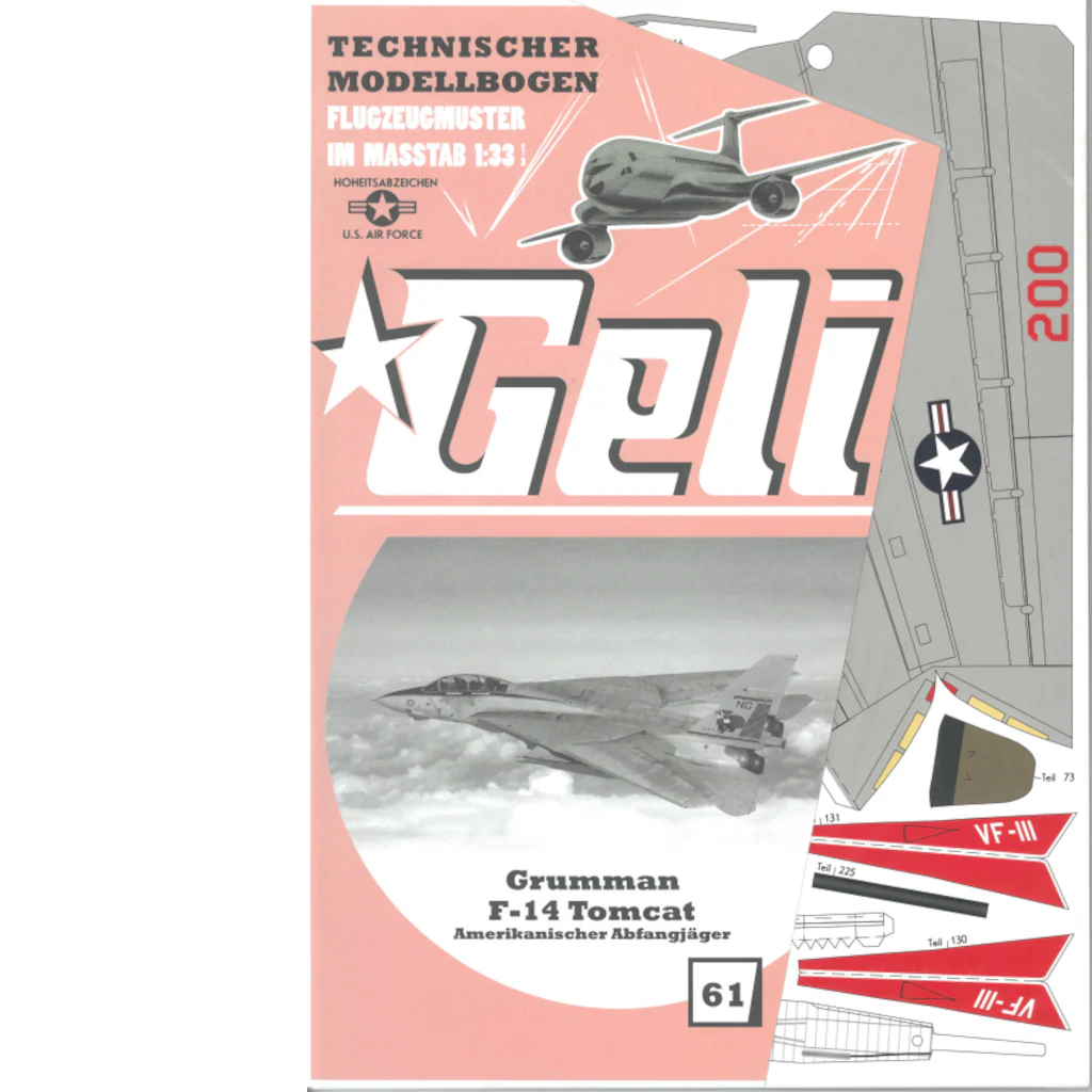 Papierový model - Grumman F-14 Tomcat