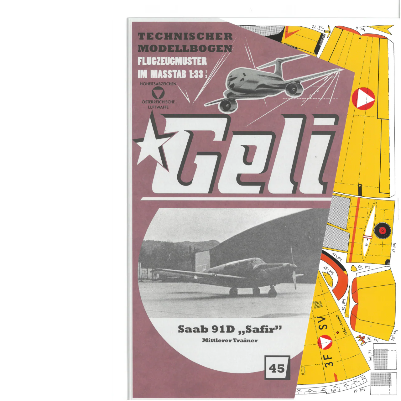 Papierový model - Saab Sapphire