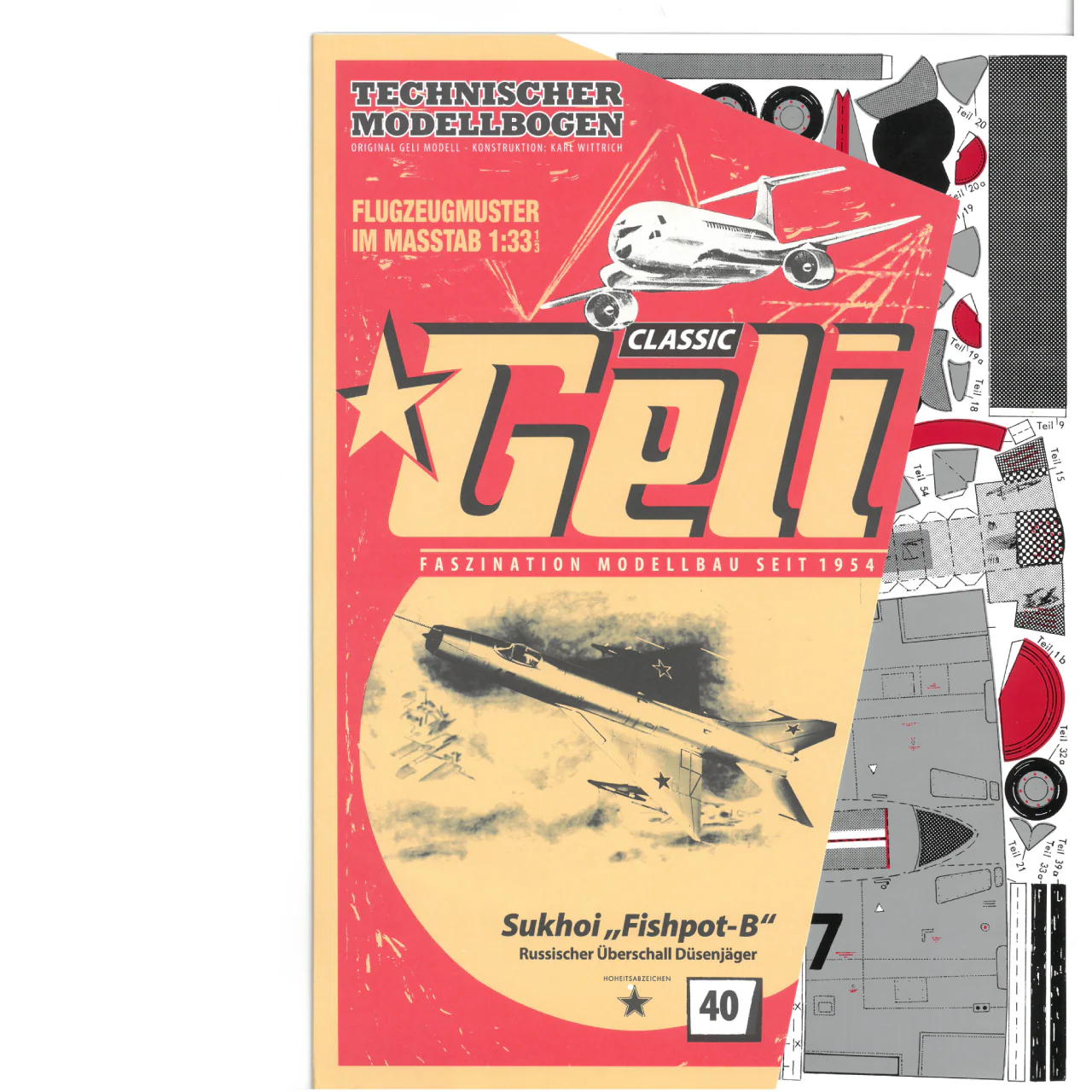 Papierový model - Sukhoi Su – 9 B „Fishpot“