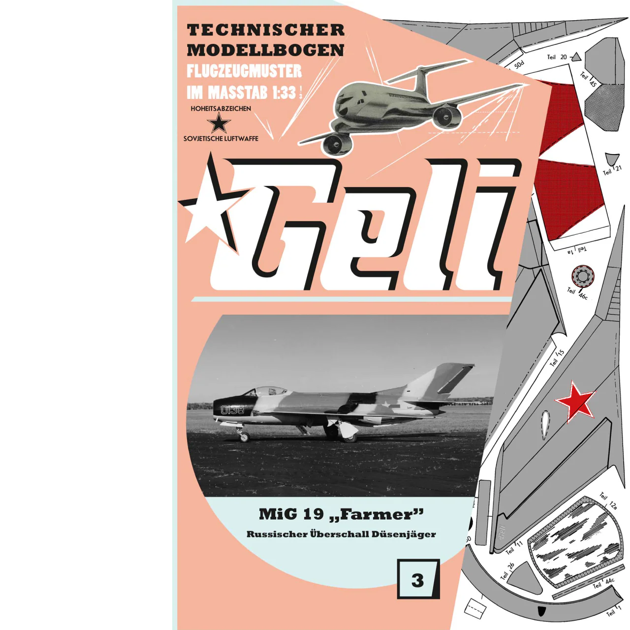 Papierový model - MiG-19 "Farmer"