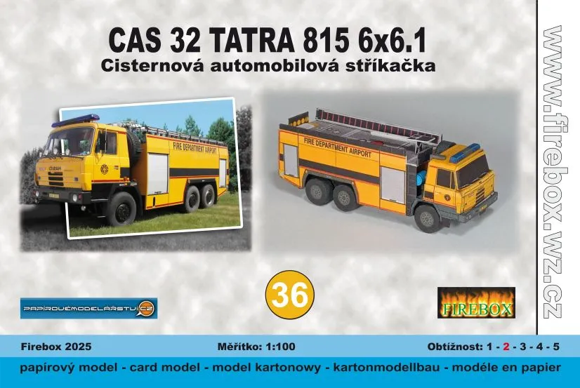 Papierový model - Tatra 815 6x6.1 VLP - CAS 32