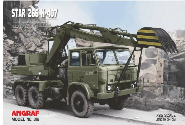 Papierový model - Rýpadlo STAR 266