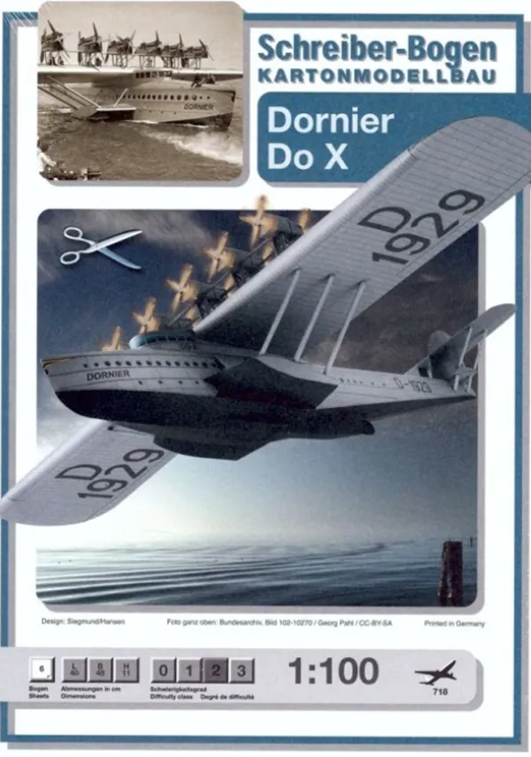 Papierový model - Dornier Do X